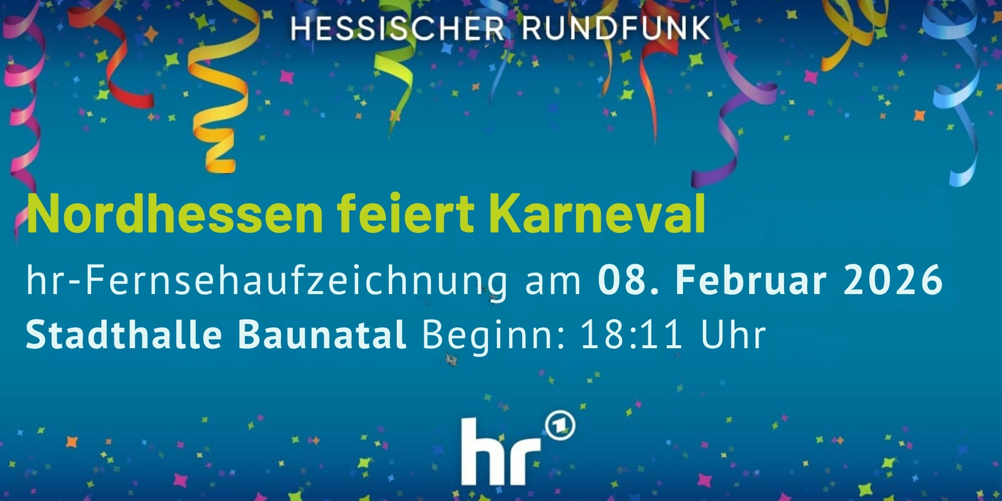 Nordhessen feiert Karneval / HR Fernsehaufzeichnung